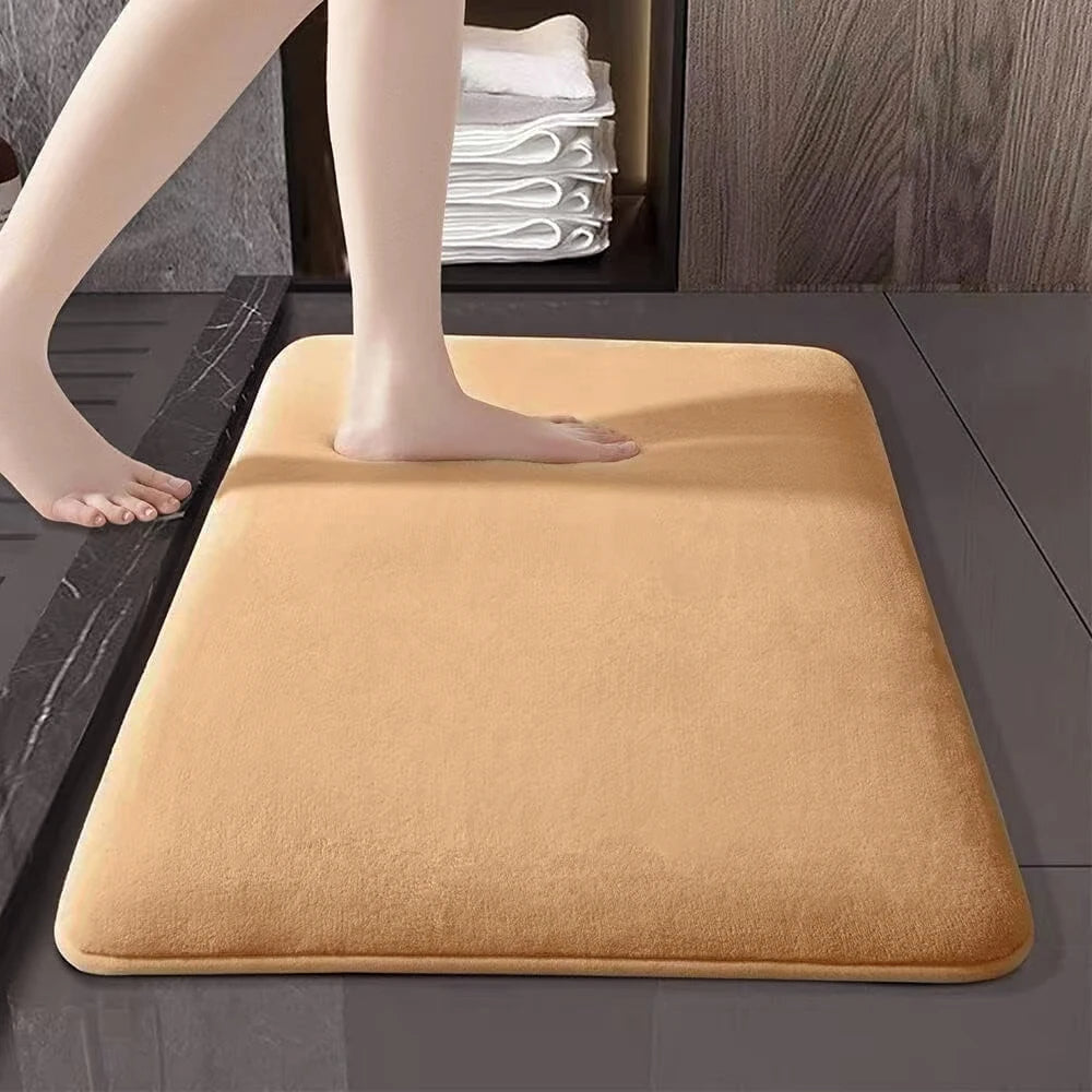 Tapete para baño elaborada de espuma memory foam